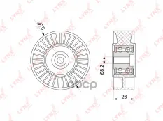 Ролик натяжителя AUDI A4 2.7D-3.0D 04-12, A5 2.7D-3.0D 07-12, A6 2.7D-3.0D 04-11, A8 3.0D 03-10, Q5 3.0D 08>, Q7(4L) 3.0D 06-15, VW Touareg(7L, 7P) 3.