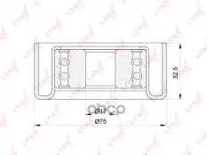 PB-5318 Ролик натяжного механизма / приводной TOYOTA Land Cruiser Prado(120/150) LYNXauto арт. PB5318