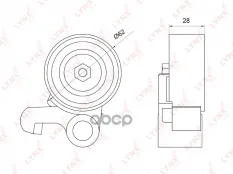 Ролик натяжителя LEXUS GS300 93-05, IS300 01-05, TOYOTA Mark2, Chaser, Cresta 3.0 92-01 LYNXauto арт. PB1073