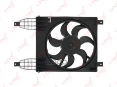 Вентилятор радиатора с кожухом CHEVROLET Aveo/Kalos(T250/T255) 1.2-1.4 06> LYNXauto арт. rf-1554