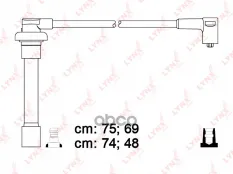 к-кт проводов! Honda Civic/HR-V/Accord/Logo 1.3-2.2 91> LYNXauto арт. SPE3407