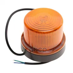 Маяк импульсный 12/24V светодиодный стационарный желтый MEGAPOWER MEGAPOWER Automotive арт. 370-34-003