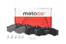 Колодки тормозные передние к-кт METACO арт. 3000-166