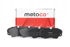Колодки тормозные передние к-кт METACO арт. 3000-317