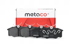 Колодки тормозные передние к-кт METACO арт. 3000-368
