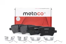 Колодки тормозные задние дисковые к-кт METACO арт. 3010-395