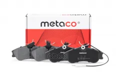 Колодки тормозные передние к-кт METACO арт. 3000-384