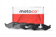 Колодки тормозные передние к-кт Kia Carnival (1999-2005), Jeep Cherokee (XJ) (1990-2001) METACO арт. 3000-225
