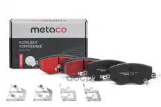 Колодки тормозные передние к-кт METACO арт. 3000-1140