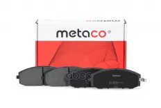 Колодки тормозные передние к-кт METACO арт. 3000-250
