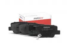 Колодки тормозные задние дисковые к-кт METACO арт. 3010-164
