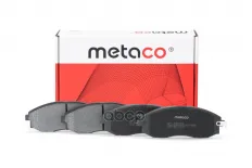 Колодки тормозные передние к-кт METACO арт. 3000-275