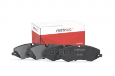 Колодки тормозные передние к-кт METACO арт. 3000-761