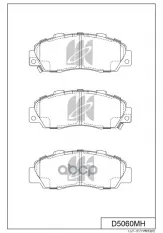 D5060M-01 351 32=362 032B-SX !колодки дисковые п Honda CR-V 2.0/HR-V 1.6i/Prelude 2.2i VTEC 95> MK KASHIYAMA арт. D5060MH