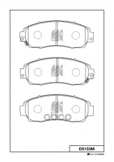 D5153M-01 FDB4161 [45022SHJA00] !колодки дисковые п Honda CR-V III 2.0i-VTEC/2.2i-CTDi 07> MK KASHIYAMA арт. D5153M