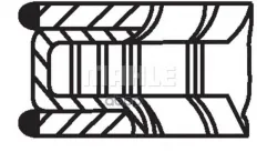 Кольца поршневые к-кт на 1 цилиндр Mahle/Knecht арт. 03852N0