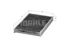 Фильтр салонный Mahle/Knecht арт. LAK387