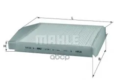 Фильтр салонный Volvo C70, S60, S70, S80, V70, XC70, XC90 Mahle/Knecht арт. LA541