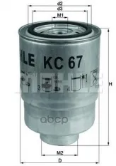 Фильтр топливный Nissan D оригинал 100% Mahle/Knecht арт. KC67