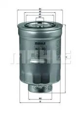 Фильтр топливный Mahle/Knecht арт. KC83D