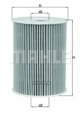 Фильтр масляный Mahle/Knecht арт. OX254D5