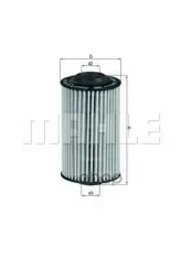 Фильтр масляный Mahle/Knecht арт. OX399D