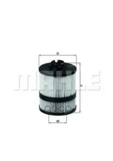 Фильтр масляный Opel Vectra C, Signum Y30DT (двиг Isuzu) Mahle/Knecht арт. OX563D
