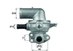 ТЕРМОСТАТ Mahle/Knecht арт. TI13580D