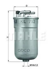 Фильтр топливный Mahle/Knecht арт. kl792