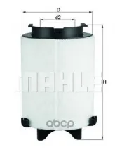 Фильтр воздушный Audi A3 II, Seat Altea, Toledo III, Skoda Octavia II, VW Bora II, Caddy III,Golf V,Passat, Touran 1.6I 16V, 2.0FSI (фильтр пердварите