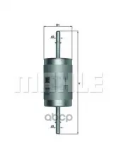 Фильтр топливный Mahle/Knecht арт. KL181