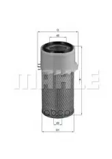 Фильтр воздушный Mahle/Knecht арт. LX16