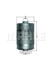 Фильтр топливный Mahle/Knecht арт. kl36