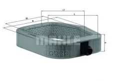 ФИЛЬТР ВОЗДУШНЫЙ Mahle/Knecht арт. LX990
