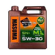 Масло моторное 5W-30 SN+/C3 (универсальное, синтетика) 4л Masuma арт. M-1013E