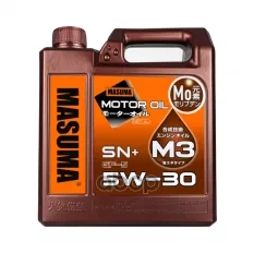 Масло моторное 5W-30 SN+/GF-5 (бензин, полусинтетика) 4л Masuma арт. M-3001E