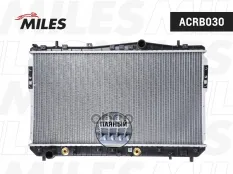 Радиатор CHEVROLET LACETTI 04- 1.4/1.6/1.8 AT паяный Miles арт. acrb030