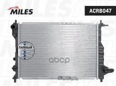 Радиатор GM MATIZ/SPARK 0.8/1.0 M/T 05- паяный Miles арт. acrb047