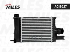 Интеркулер RENAULT Duster 1.5dCi /Arkana 1.3T 10-/ Logan II/Sandero 1.5TD / Clio 0.9-1.6/1.5TD 12- Miles арт. acib027