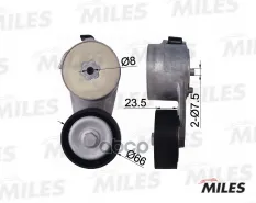 Натяжитель поликл. ремня с роликом Miles арт. AG00069