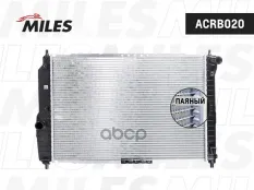 Радиатор CHEVROLET AVEO 2006- 1.2/1.4 MT паяный Miles арт. acrb020