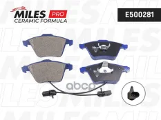 Комплект тормозных колодок, дисковый тормоз Miles арт. E500281