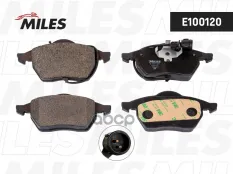 Колодки тормозные А100 91>94/А6 95>97 передние Miles арт. e100120