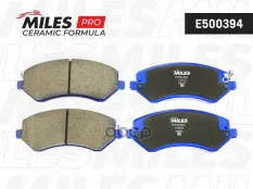 Комплект тормозных колодок, дисковый тормоз Miles арт. E500394