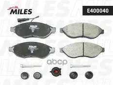 Колодки тормозные (Смесь Low-Metallic) передние (FIAT DUCATO, CITROEN JUMPER, PEUGEOT BOXER (250)) ( Miles арт. E400040