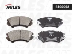 Колодки тормозные (Смесь Low-Metallic) передние (OPEL ASTRA J GTC, INSIGNIA (R17), SAAB 9-5 (YS3G) ( Miles арт. E400098