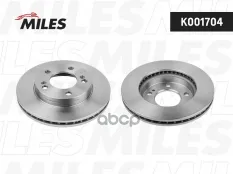 Диск тормозной передний Miles арт. K001704