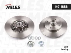 Диск тормозной задн. с подш.ступ. (ASB) Miles арт. K011686