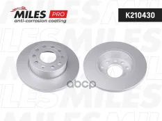 Диск тормозной AUDI A3/SKODA OCTAVIA/VW GOLFV/JETTA 03- задний Miles арт. k210430