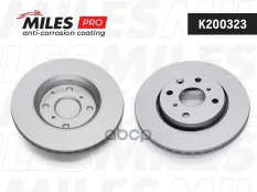 Диск тормозной CITROEN C1/PEUGEOT 107/TOYOTA AYGO 05- передний вент. Miles арт. k200323